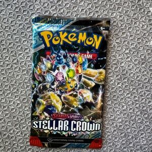 Authentic Pokemon Scarlet & Violet Booster Pack Stellar Crown